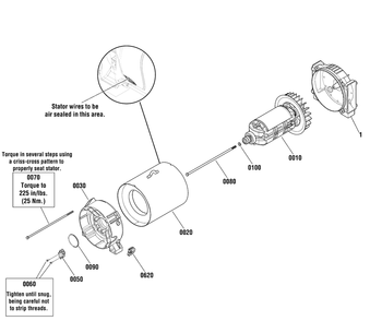 Alternator Group Diagram and Parts List for 040543-01  Briggs and Stratton Generator